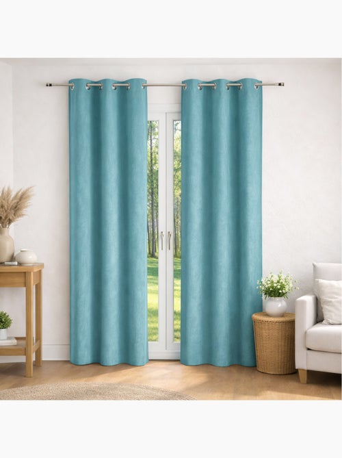 Cortina lisa efecto ante - Kiabi