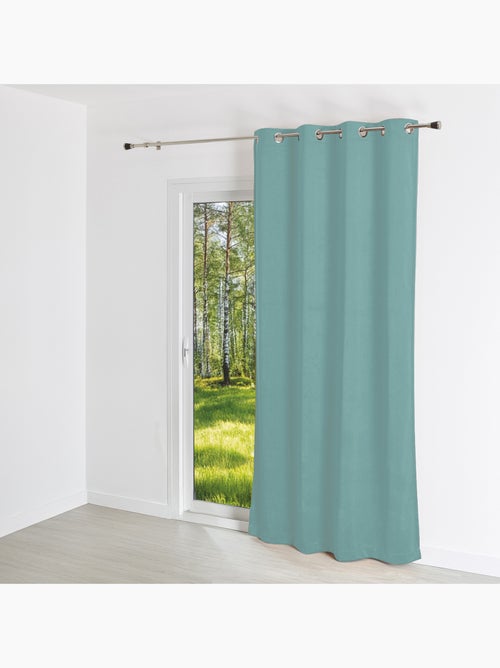 Cortina lisa efecto ante - Kiabi