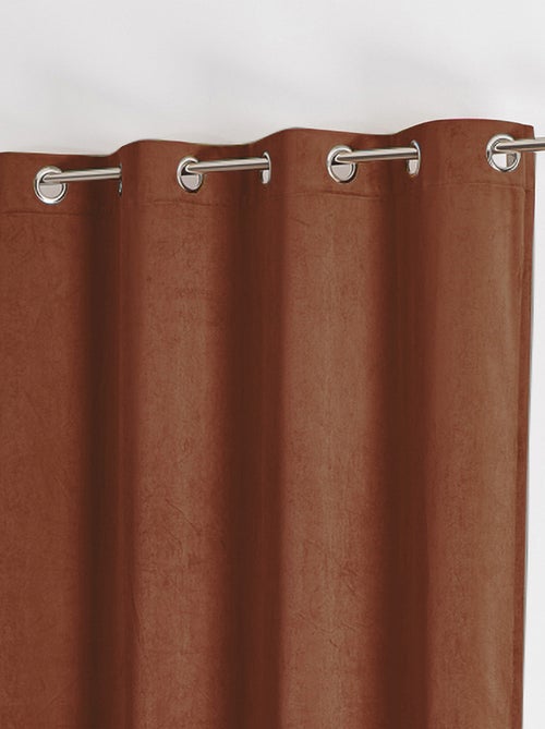 Cortina lisa efecto ante - Kiabi