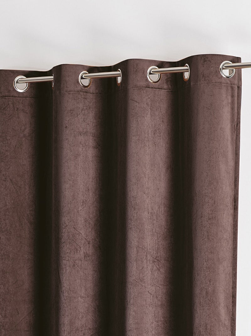 Cortina lisa efecto ante Taupe - Kiabi