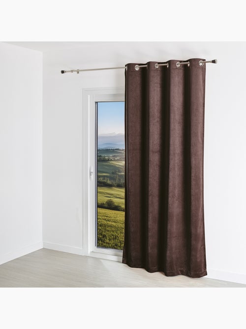 Cortina lisa efecto ante - Kiabi