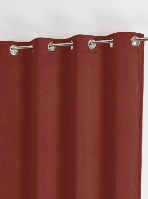 Cortina lisa efecto ante - Kiabi