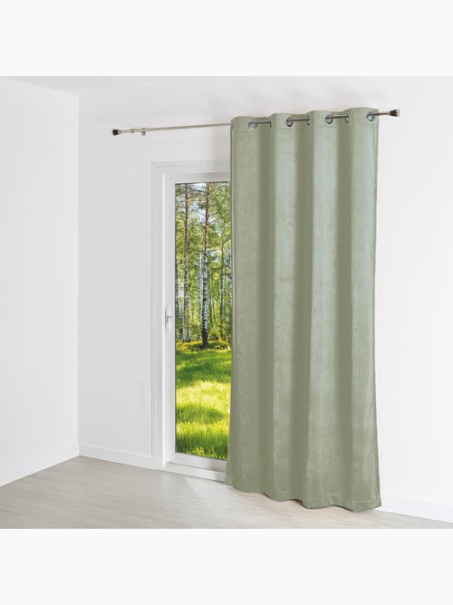 Cortina lisa efecto ante - Kiabi