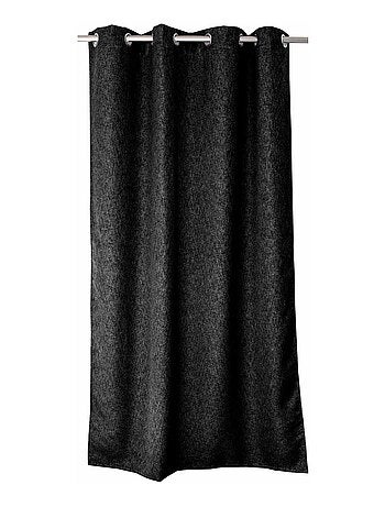 Cortina lisa opaca “trenzada”