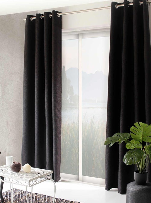 Cortina lisa opaca “trenzada” - Kiabi