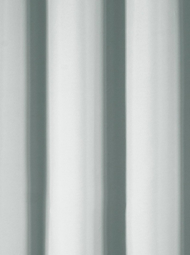 Cortina lisa opaca y térmica Gris perla - Kiabi