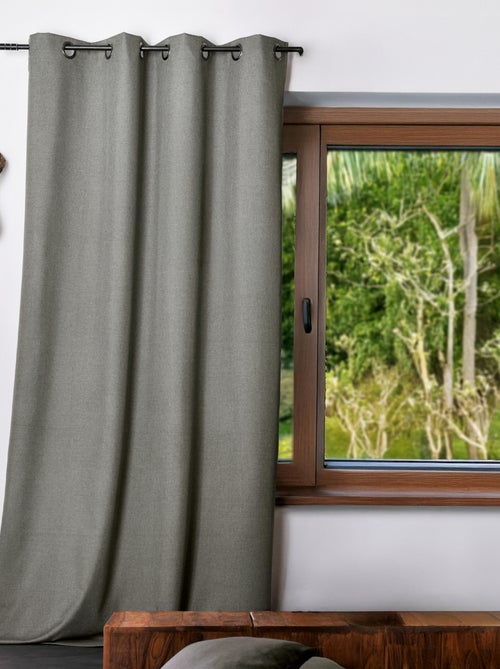 Cortina lisa Oxford 100% opaca - Kiabi