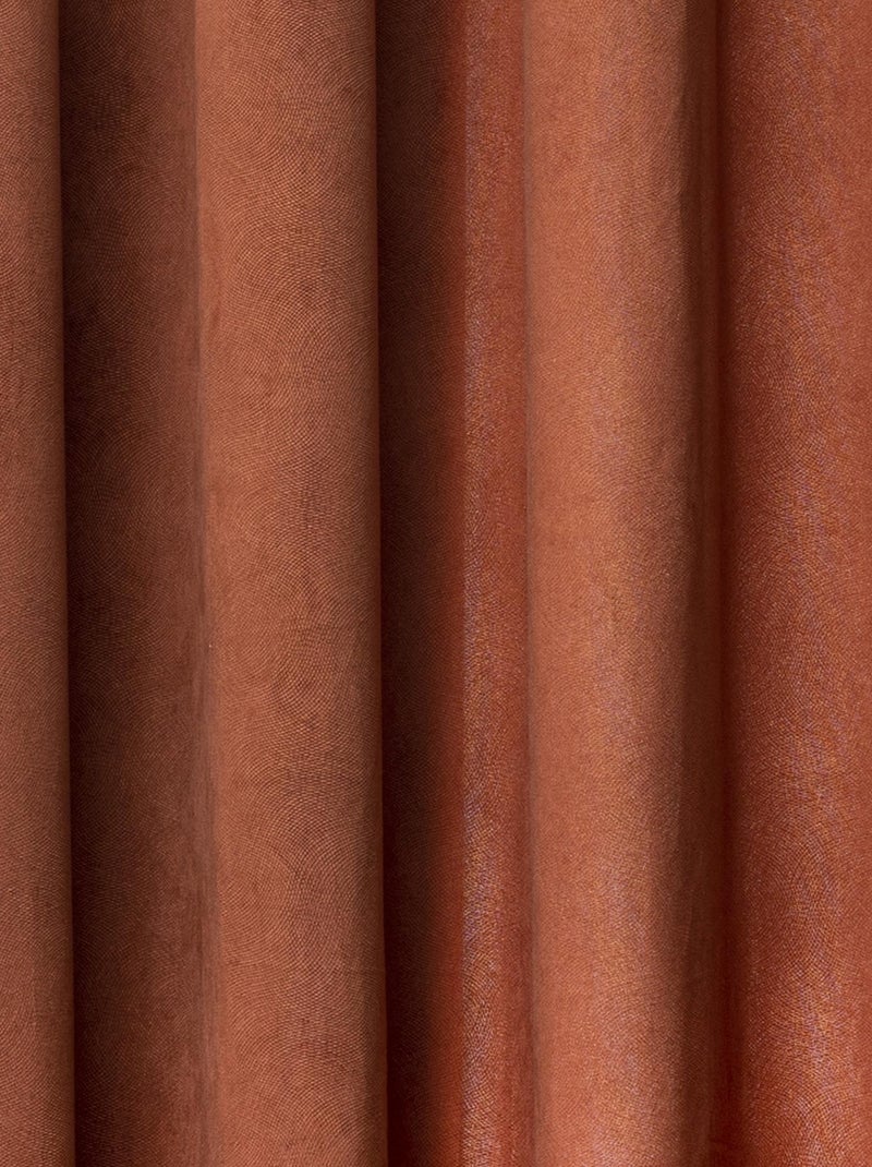 Cortina lisa tipo loft Terracota - Kiabi