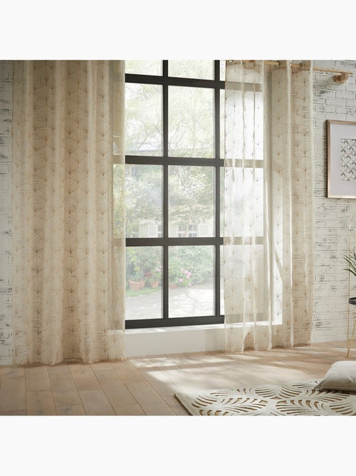Cortina mia beige 140x240cm - Kiabi Cortina mia beige 140x240cm - Kiabi