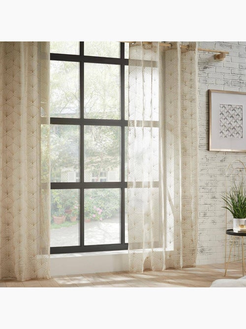 Cortina mia beige 140x240cm - Kiabi Cortina mia beige 140x240cm - Kiabi