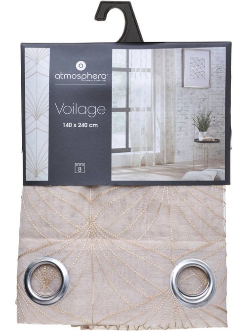 Cortina mia beige 140x240cm - Kiabi Cortina mia beige 140x240cm - Kiabi