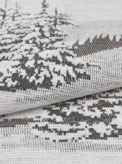 Cortina montañosa de abetos nevados - Kiabi