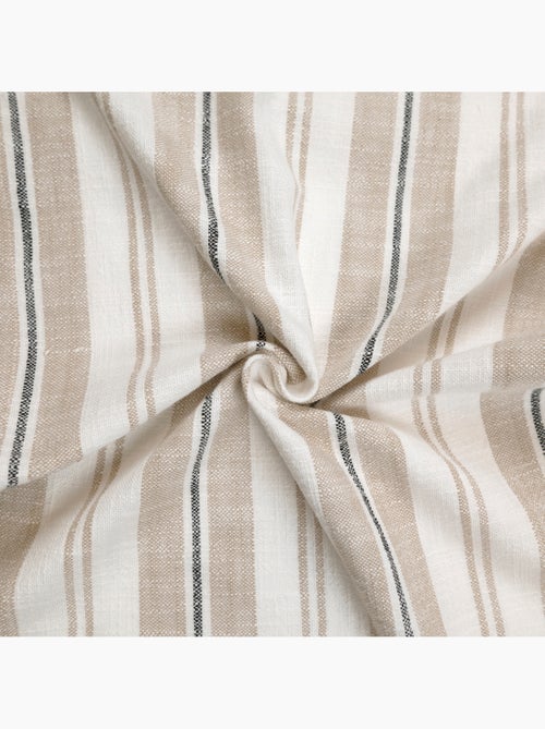 Cortina mosquitera a rayas de algodón flameado - Kiabi