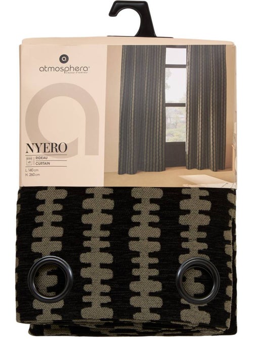 Cortina nyero 140 x 260 cm, verde - Kiabi