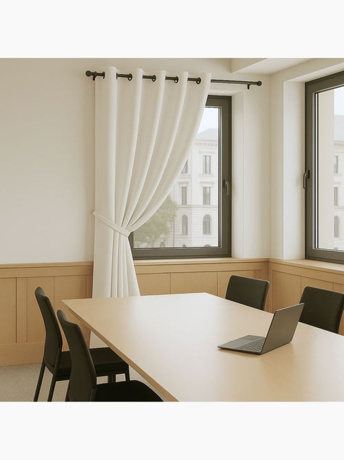 Cortina opaca 100% ignífuga M1 Crudo - Kiabi