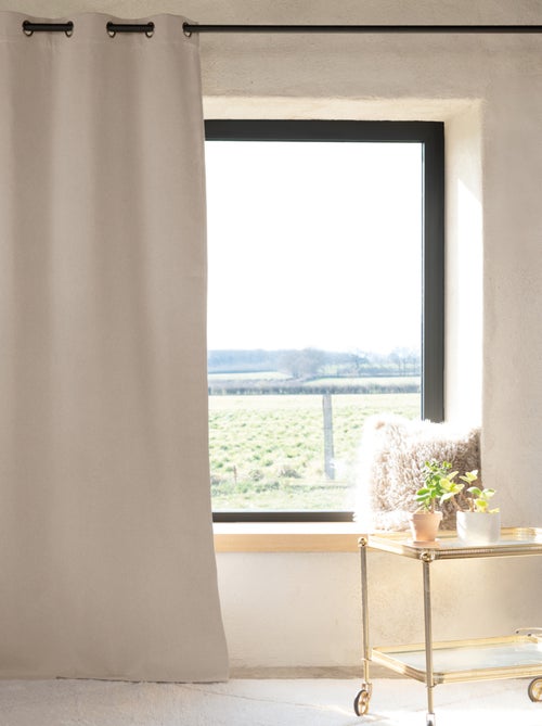 Cortina opaca acústica 100% térmica, moteada - Kiabi