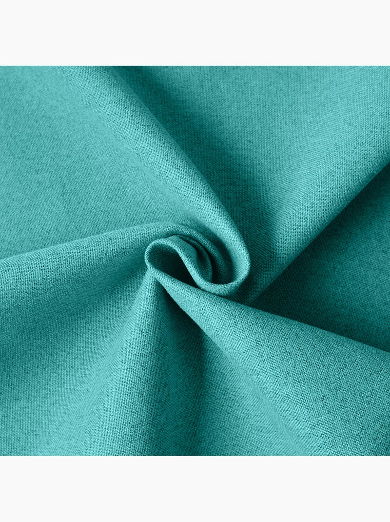Cortina opaca acústica 100% térmica, moteada midnight Azul turquesa - Kiabi
