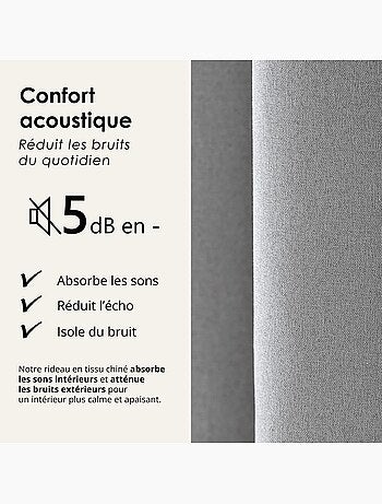 Cortina opaca acústica 100% térmica, moteada midnight
