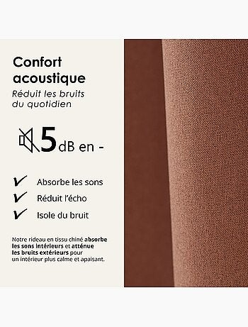 Cortina opaca acústica 100% térmica, moteada midnight
