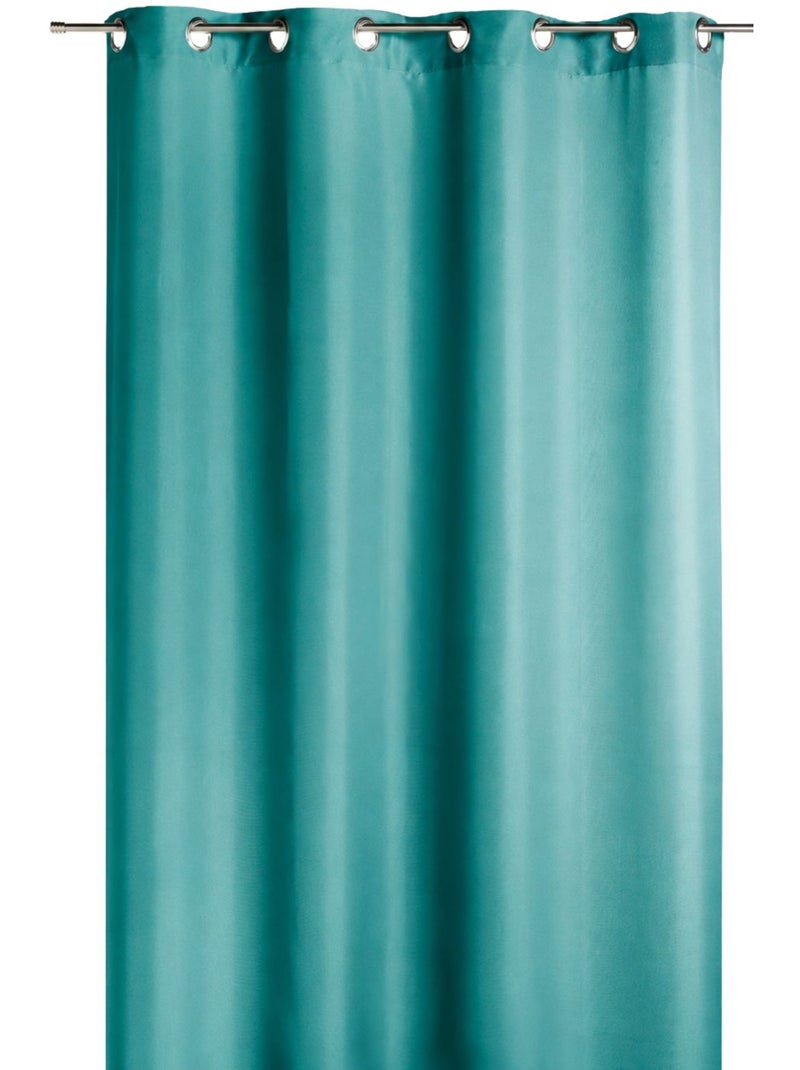 Cortina opaca al 80% Azul turquesa - Kiabi