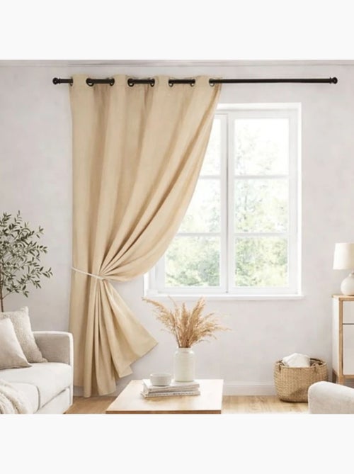 Cortina opaca al 80% vista en televisión - Kiabi