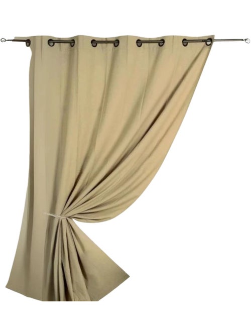 Cortina opaca al 80% vista en televisión - Kiabi