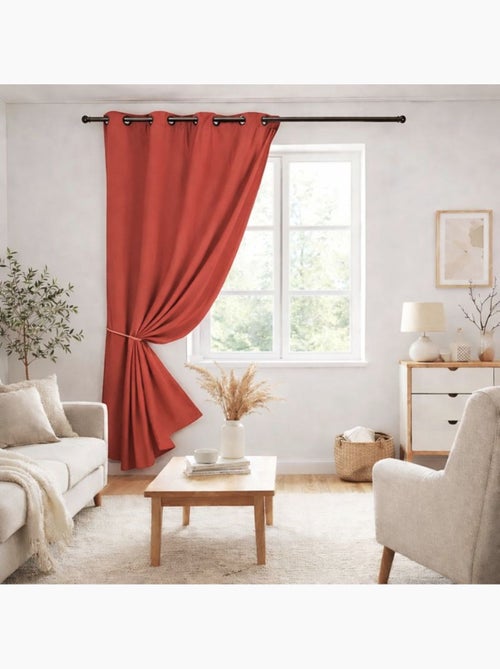 Cortina opaca al 80% vista en televisión - Kiabi