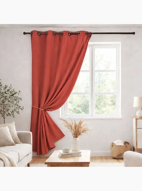 Cortina opaca al 80% vista en televisión - Kiabi