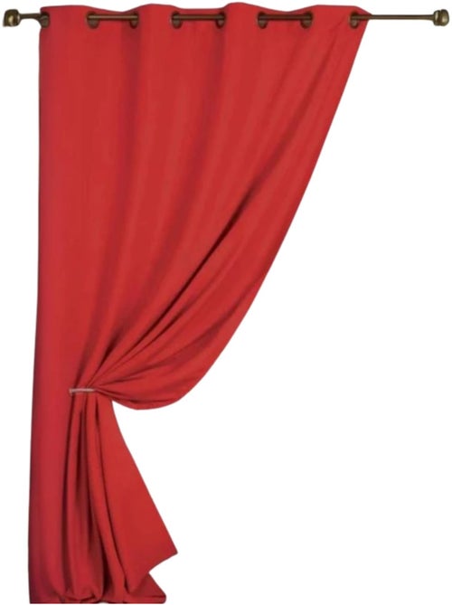 Cortina opaca al 80% vista en televisión - Kiabi