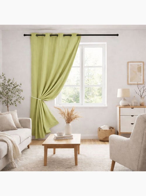 Cortina opaca al 80% vista en televisión - Kiabi