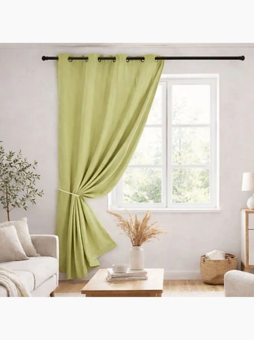 Cortina opaca al 80% vista en televisión - Kiabi