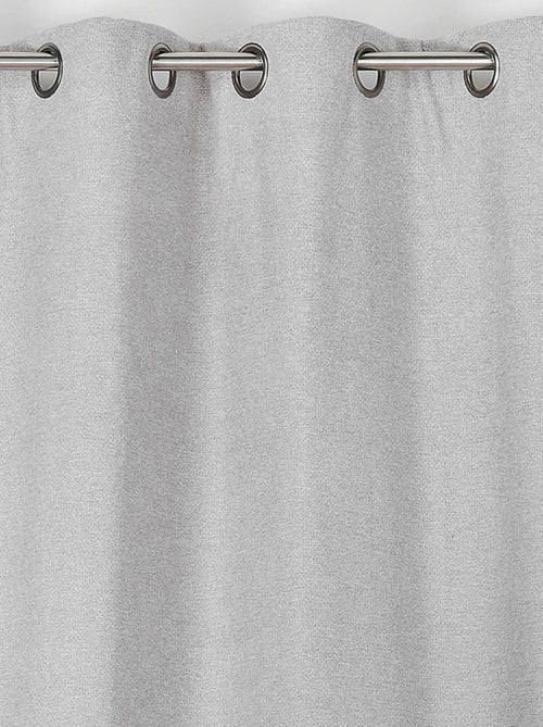 Cortina opaca aspecto lana abigarrada - Kiabi