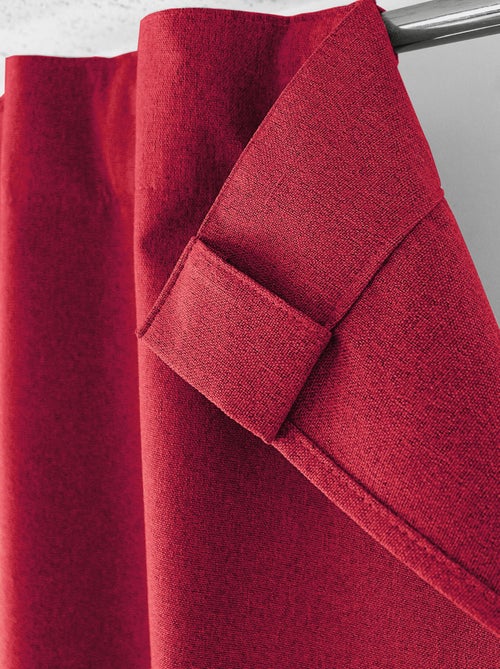 Cortina Opaca con Aspecto Chambray - Kiabi