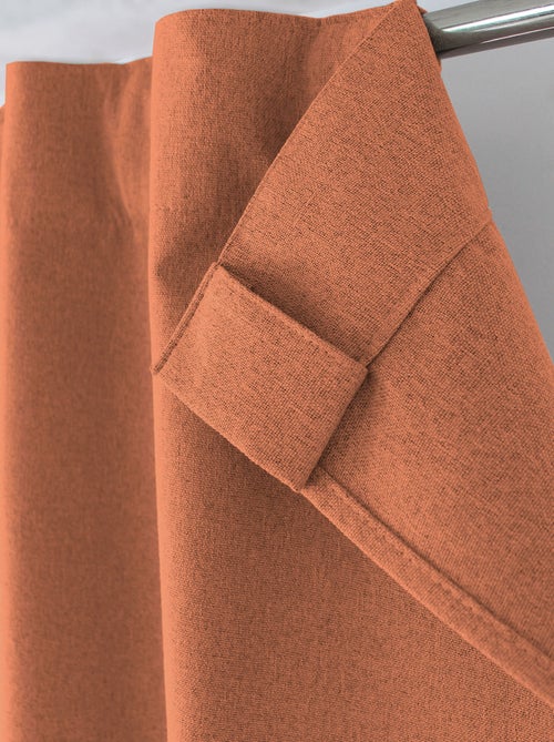 Cortina Opaca con Aspecto Chambray - Kiabi