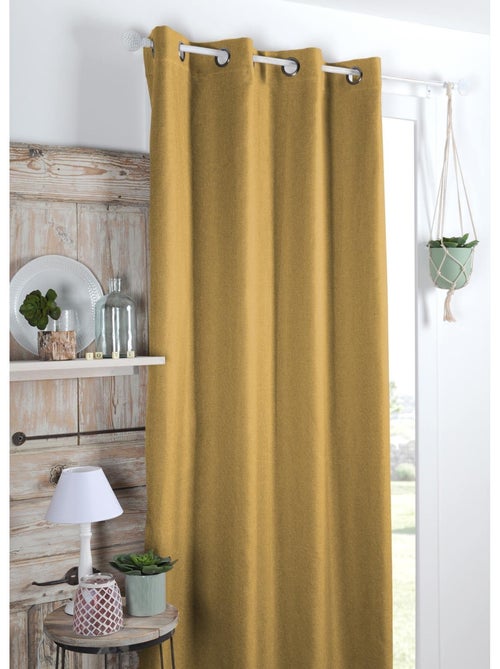 Cortina opaca con forro de polar. - Kiabi