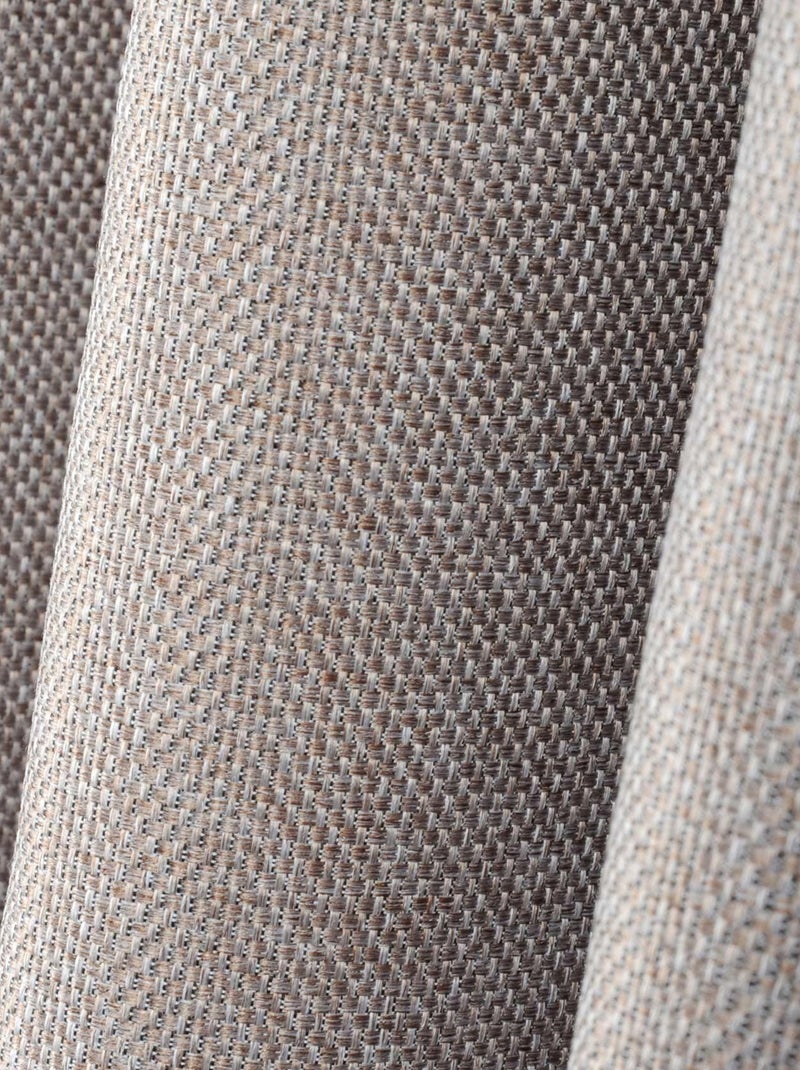 Cortina opaca con forro de polar. Beige - Kiabi