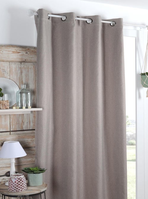 Cortina opaca con forro de polar. - Kiabi