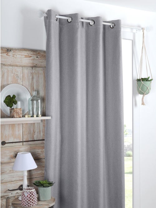 Cortina opaca con forro de polar. - Kiabi