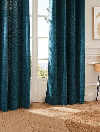 Cortina opaca con ojales de lurex