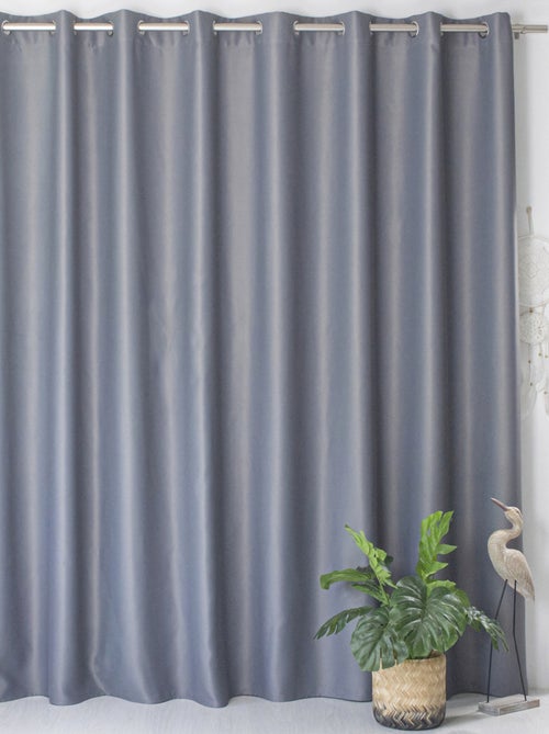 Cortina opaca de alambre negro de gran anchura - Kiabi