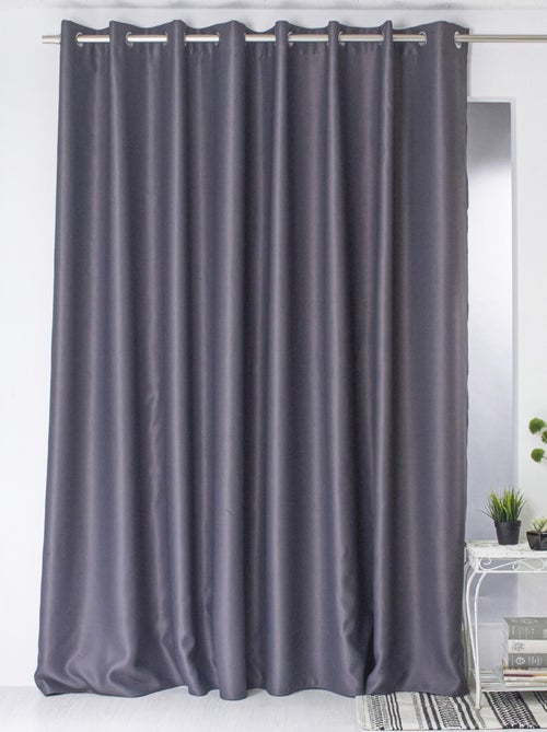 Cortina opaca de alambre negro de gran anchura - Kiabi