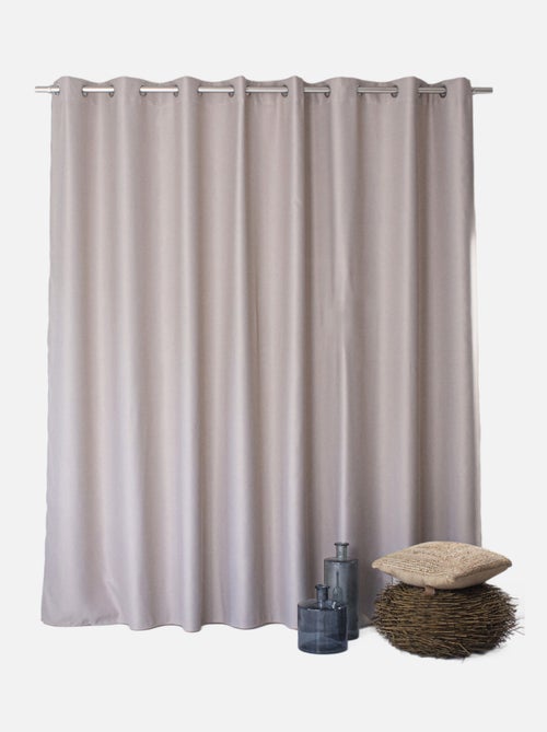 Cortina opaca de alambre negro de gran anchura - Kiabi