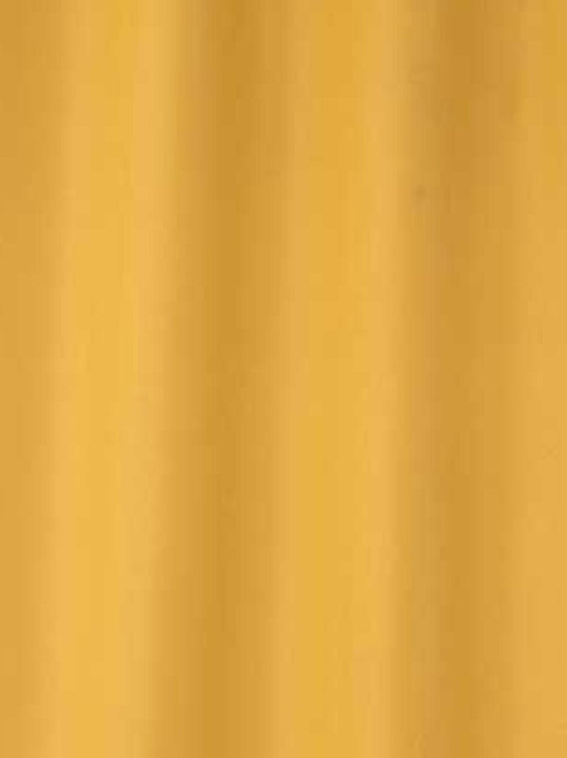 Cortina opaca de color Amarillo mostaza - Kiabi