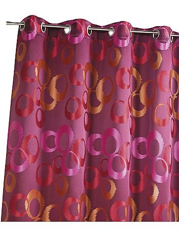 Cortina opaca de jacquard gráfico