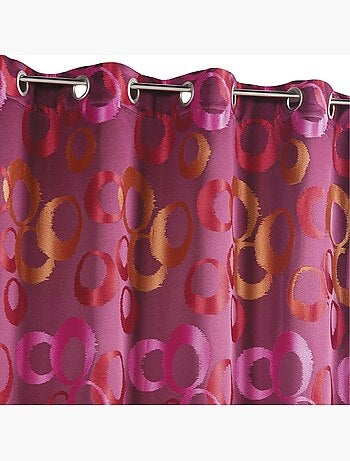 Cortina opaca de jacquard gráfico