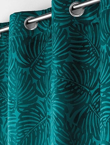 Cortina opaca de terciopelo en relieve