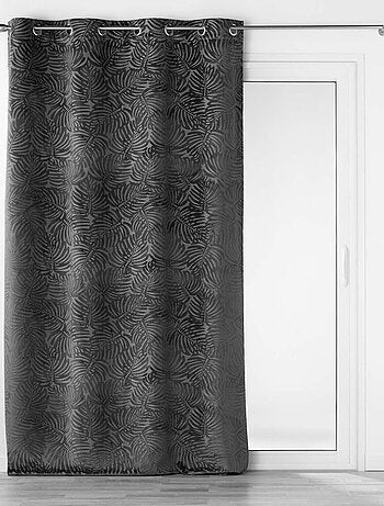 Cortina opaca de terciopelo en relieve