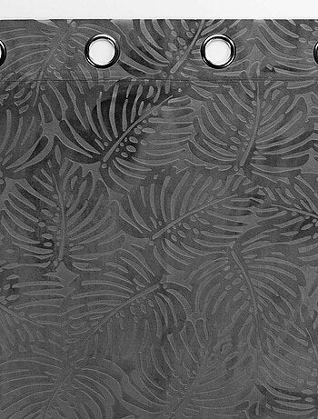 Cortina opaca de terciopelo en relieve