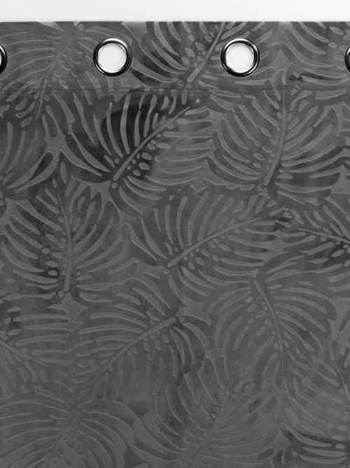 Cortina opaca de terciopelo en relieve - Kiabi