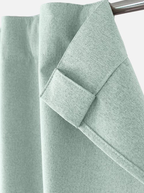 Cortina opaca efecto chambray - Kiabi Cortina opaca efecto chambray - Kiabi